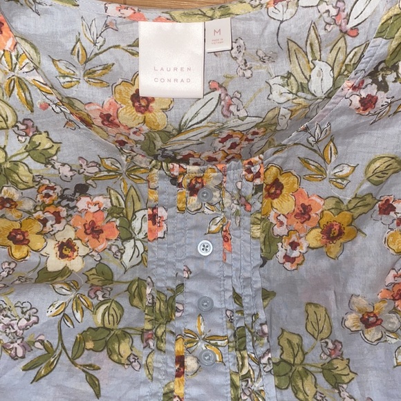 Lauren Conrad Sleeveless Blouse Coastal Cowgirl Boho Style EUC Sz M 🇺🇸FLASHSALE - Picture 4 of 10